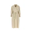 Max Mara Women Ronco Trench Coat In Sand