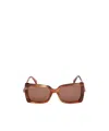 Max Mara Roquebrune Square Frame Sunglasses In Pattern