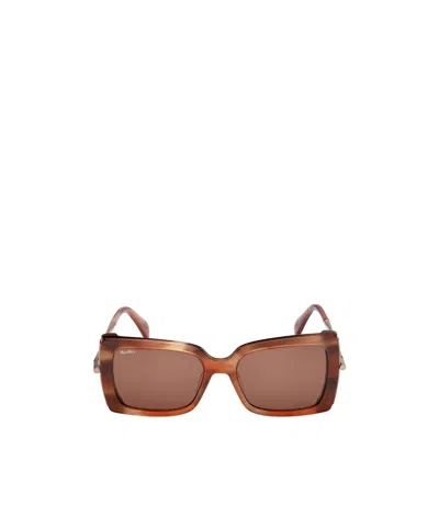 Max Mara Roquebrune Square Frame Sunglasses In Pattern