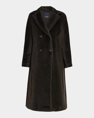 MAX MARA ROSANNA FUZZY ALPACA-WOOL COAT
