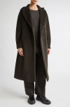 Max Mara Rosanna Longline Peacoat In Green