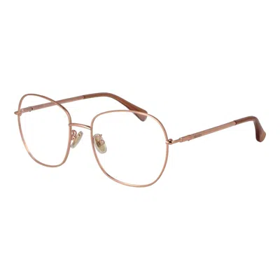 Max Mara Rose Gold Metal Glasses Women's (frames)