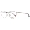 Max Mara Rose Gold Women Optical Frames In Silver