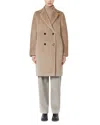 Max Mara Roseto Coat In Brown