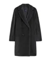Max Mara 's  Roseto Double Breasted Coat In Black