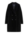 Max Mara Wool And Alpaca Midi Coat In Black