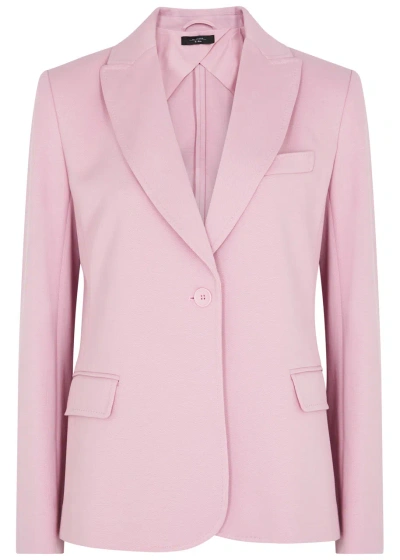 Max Mara Rosetta Cotton-blend Blazer In Pink