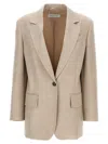 Max Mara 'rosi' Blazer In Brown