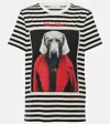 Max Mara Rosso Printed Cotton Jersey T-shirt In Multicolor