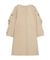 Max Mara Round-collar And Long-sleeved Windbreaker In Nude