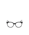 Max Mara Round Frame Glasses In Black