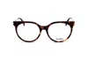 Max Mara Round Frame Glasses In Black