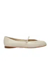 Max Mara Round Head Ballet Shoes In Nude