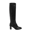 Max Mara Round-head Boots In Black