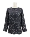 Max Mara Round-neck Blouse In Black