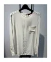 Max Mara Round-neck Blouse In Gray