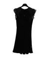 Max Mara Round Neck Dress In Black