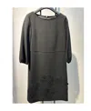 Max Mara Round Neck Dress In Black