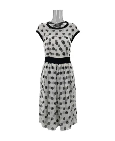 Max Mara Round Neck Dress In Gray