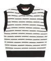 Max Mara Wool And Cashmere Soft Gilet In White