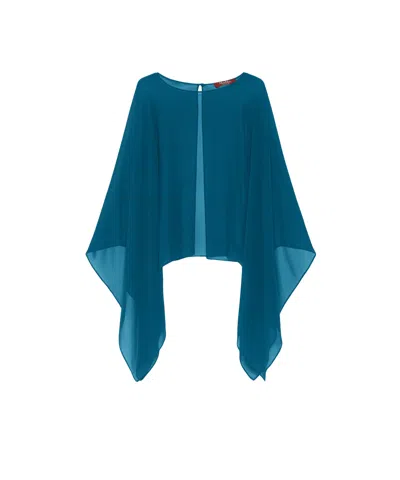 Max Mara Round Neck Shawl In Oily Color