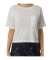 Max Mara Round Neck Short Sleeve T-shirt In White