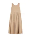 Max Mara Round Neck Sleeveless Dress In Nude