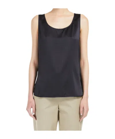 Max Mara Round Neck Sleeveless Top