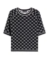 Max Mara Round Neck Sweater In Black