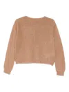 Max Mara Round-neck Sweater In Brown