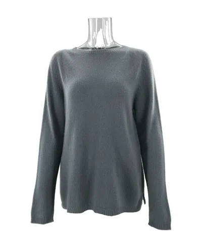 Max Mara Round-neck Sweater In Gray