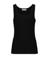 Max Mara Round-necked Vest In Black