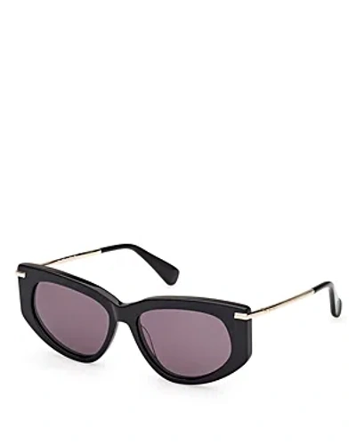 Max Mara Round Sunglasses, 54mm In Black