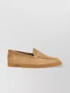 Max Mara Beige Goat Leather Loafers