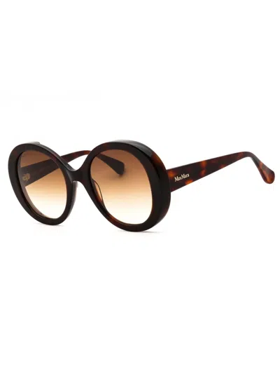 Max Mara Round Women's Mini Sunglasses In Black