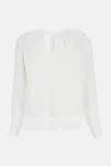 Max Mara Roundneck Blouse In White