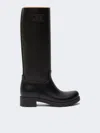 Max Mara Rubber Boots In Black