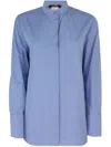 Max Mara Rubens Blue Shirt In Blau
