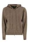 Max Mara Long-sleeved Cardigan In Brown
