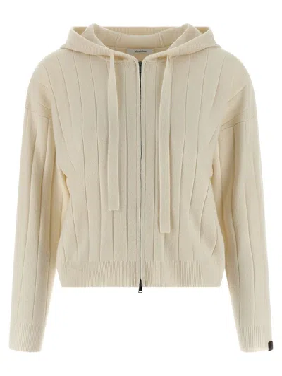 Max Mara 'rubiera' Cardigan In White
