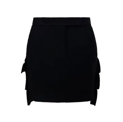 MAX MARA RUFFLE DETAILED MINI SKIRT MAX MARA
