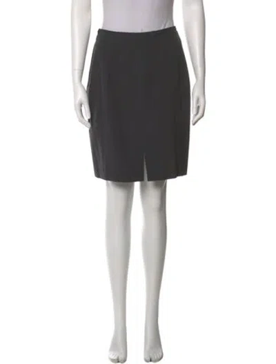 Pre-owned Max Mara Ruffle Embellishment Knee-length Skirt In Brown