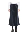 Max Mara Ruffled Skirt In Black