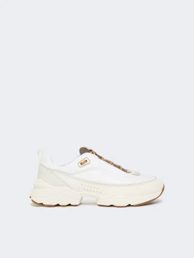 MAX MARA RUNNING SHOES IN TECHNICAL FABRIC AND LEATHER