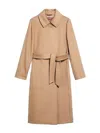 Max Mara S Bcollag Wool Dressing Gown Coat In Brown