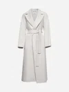 S Max Mara Pearl Grey Wool Paolore Coat