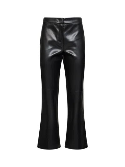 Max Mara S Black Coated Jersey Smmsublime Slim-fit Trousers
