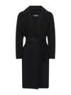 S Max Mara Black Double Broadcloth Arona Short Coat