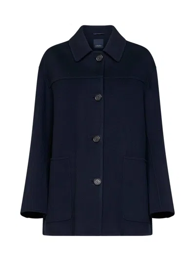 Max Mara S Blue Smmgiugno Short Coat