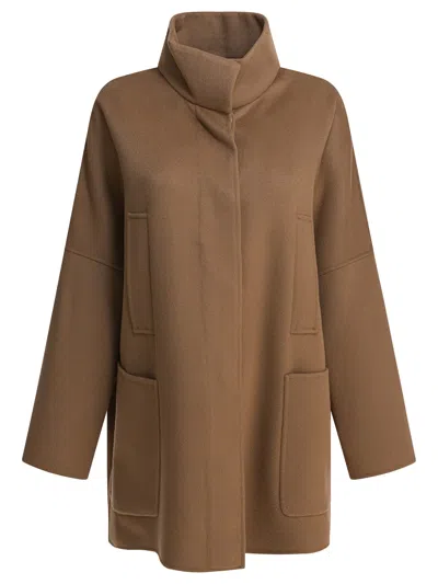 Max Mara S Brown Wool Coat